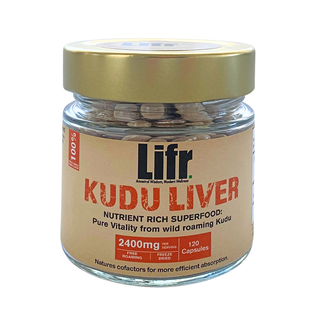 1 Month Supply - Kudu Liver Capsules - 120 Capsules (30 Servings)