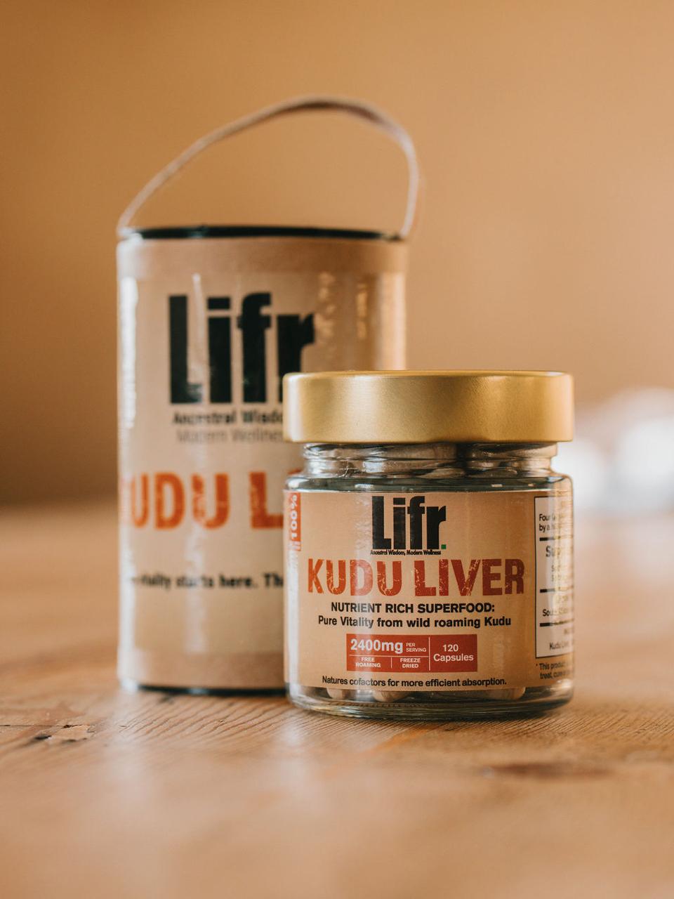 Kudu Liver Capsules - 120 Capsules (30 Servings)