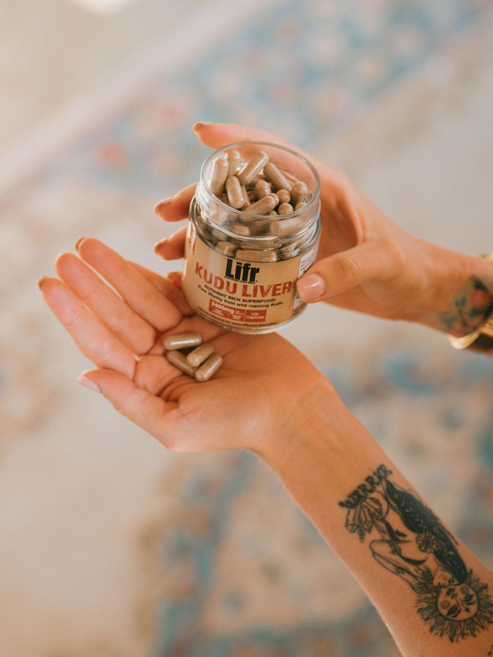 Kudu Liver Capsules - 120 Capsules (30 Servings)