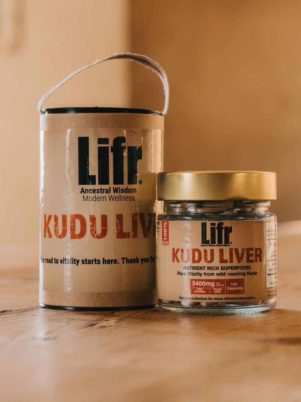1 Month Supply - Kudu Liver Capsules - 120 Capsules (30 Servings)