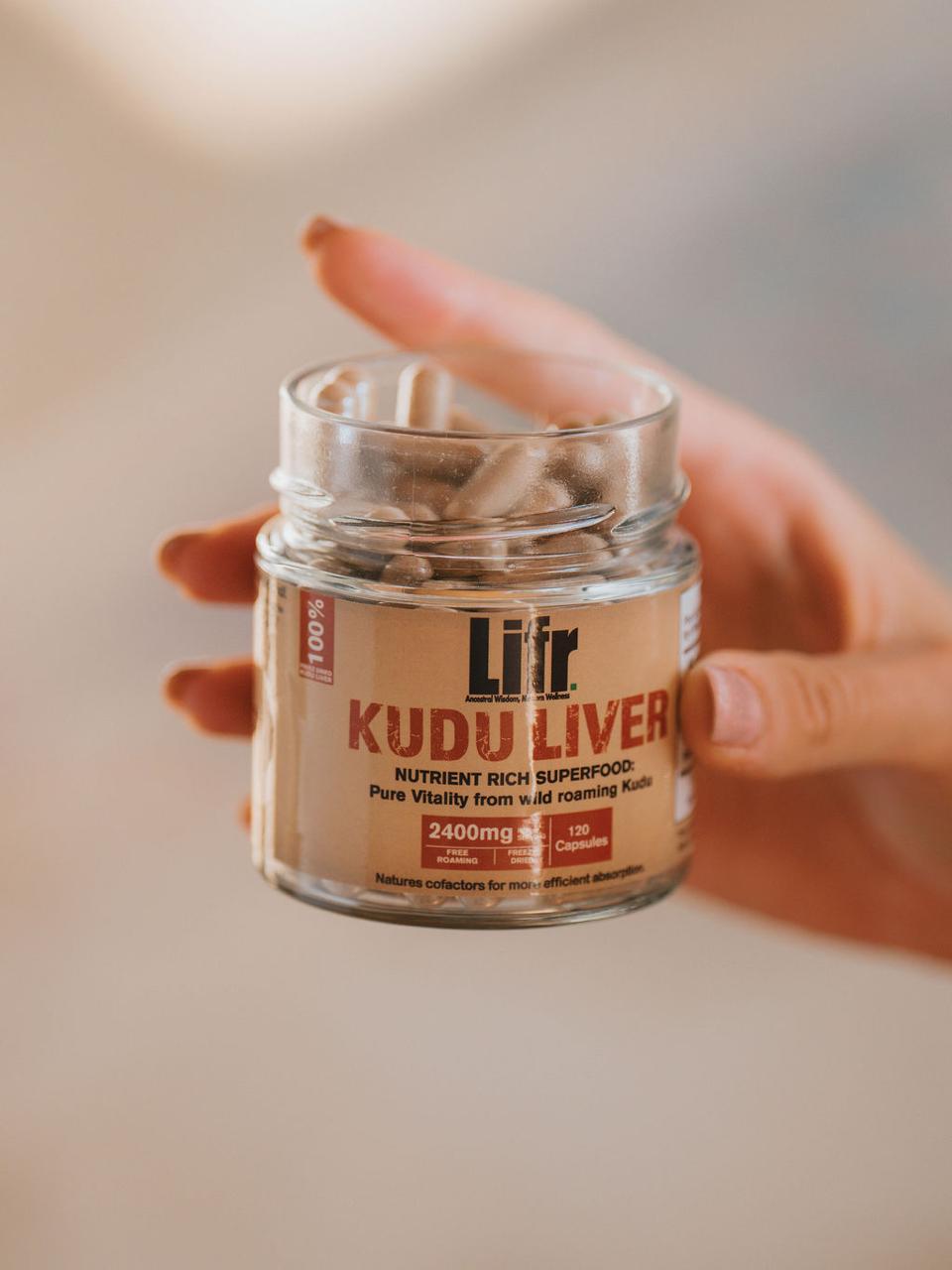Kudu Liver Capsules - 120 Capsules (30 Servings)