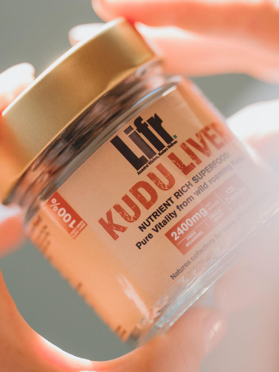 Kudu Liver Capsules - 120 Capsules (30 Servings)